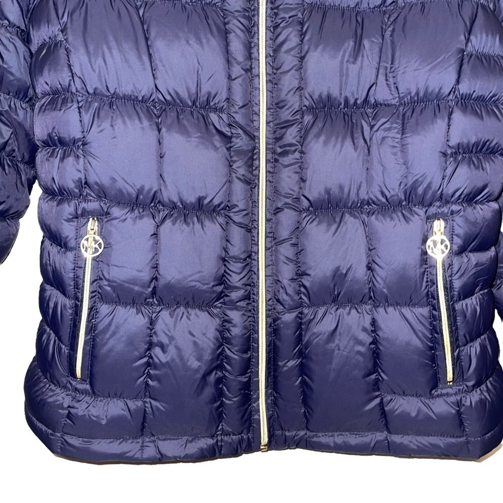 Michael Kors Women Packable Down Jacket Size L - Picture 5 of 6